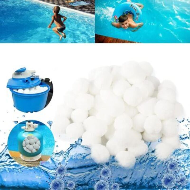 Filterkugeln, Pool-filterkugeln, 500 G Ersetzen 18 Kg Filtersand, Für Sandfilter Von Pools, Schwimmbädern, Filtermaterial, Sandfilter Für Aquarien (500 G)