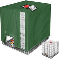 Ibc-tankabdeckung, Upgrade Der 420d Ibc-abdeckplane Für 1000l Wassertank / Ibc-container Uv-schützende Tankabdeckung