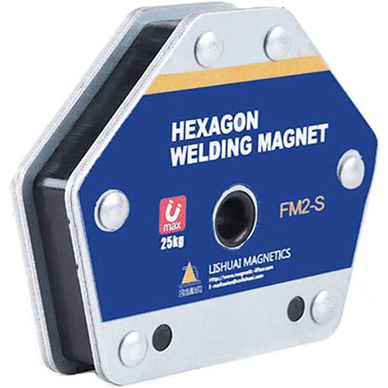 Schweißmagnete, Fm2-s Max 25 Kg Magnetischer Winkelschweißer Für Winkelunterstützung 30°, 45°, 60°, 75°, 90°, 105°