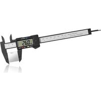 Digitale Schieblehre, 150 Mm / 6" Digitale Schieblehre, Elektronisches Messwerkzeug Mit Großem Lcd-display, Für Außen-, Innen-, Tiefen- Und Stufenmessungen