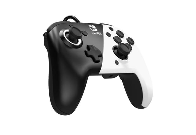 PDP - Performance Designed Products Faceoff Deluxe+Audio schwarz/weißSwitch Gamepad