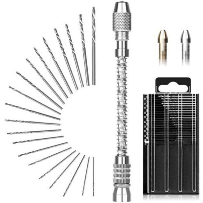 Set Mit 21 Mini-bohrern Master, Mikrobohrer Von 0,3 Bis 1,6 Mm, Fräser Für Heimwerken, Schmuck, Holz, Harz
