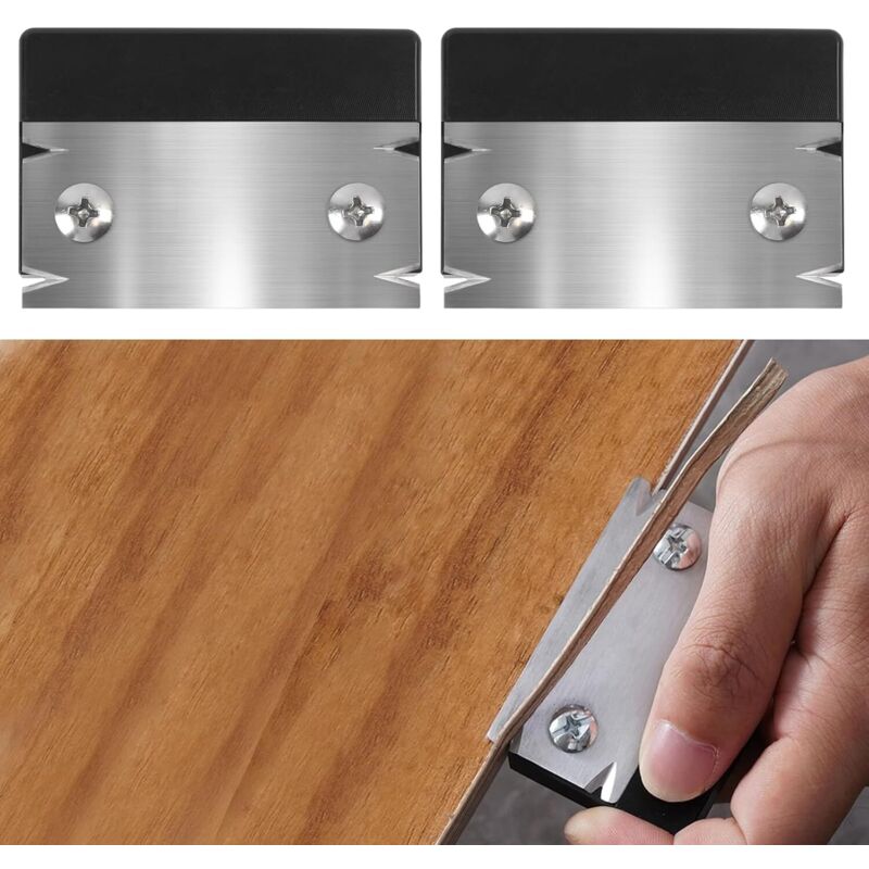 2er-set Kantenfräser Für Die Holzbearbeitung, Handhobel Für Kanten, Winkelhobel, Fasenhobel, Kantenfräser Für Pvc, Abs Und Melamin, Entgratungswerkzeug, Mg-022d