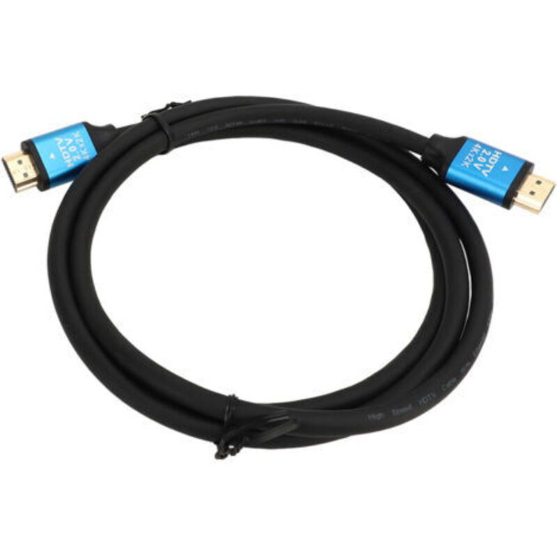 4k Hd Multimedia-interface-kabel Aus Aluminiumlegierung Und Pvc, Hochauflösend Für Tv, Pc, Laptop, Blau, 1,5 M / 4,9 Ft