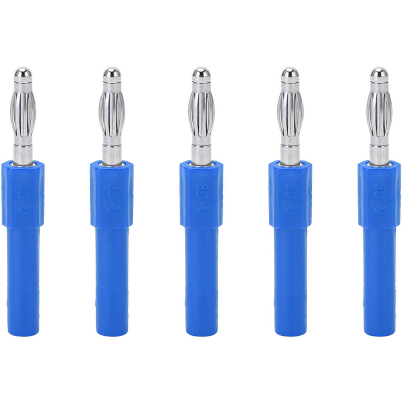 Xiuganpo 4mm Bananenstecker-adapter, Starke Konnektivität, Gute Leitfähigkeit, Konverterstecker Für Industriegeräte (blau)