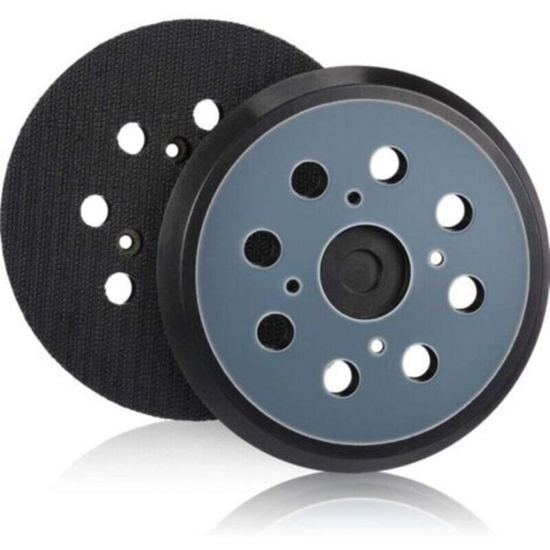 2 Stück 125 Mm Ersatz-schleifteller Für Exzenterschleifer Mit Klettverschluss Und 8 Löchern (blau)