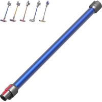 3er-set Teleskoprohr Für Dyson V7 V8 V10 V11 V15, Teleskop-stiel Mit Schnellverschluss Für Dyson Staubsauger, Verlängerungsrohr Zubehör 72cm - Blau