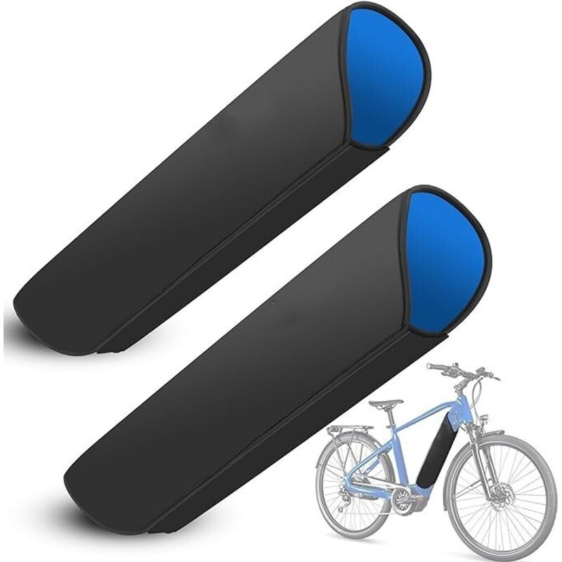 2er-set Fahrradbatterieschutz, Rahmenschutz, Blau