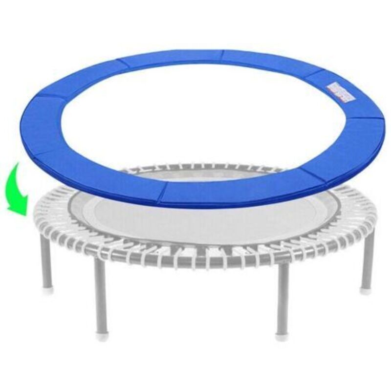 Trampolin-randabdeckung, Trampolinfeder-abdeckung, Seitliche Schutzhülle, Ø305cm, Blau - Blau