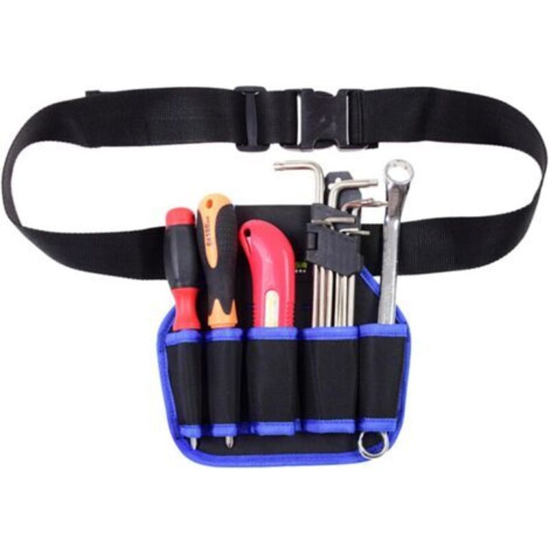 Professionelle Werkzeugtasche, Elektriker-werkzeuggürtel, Professionelle Elektriker-tasche, Werkzeugtasche (blau)