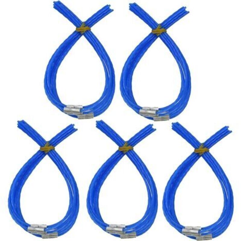 50 Stück Für Bosch F016800182 Beutel - Zubehör Für Rasentrimmer Art 30 Combitrim (30 Cm) Blau