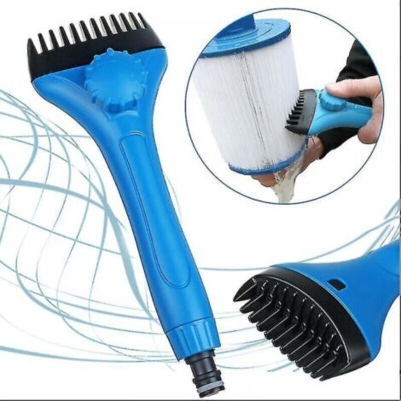 Handlicher Poolfilterreiniger, Reinigungsbürste, Jacuzzi, Spa, Teich, Poolfilter, Reinigungsaccessoire, 1 Stück