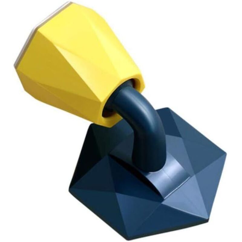 Silikon-türstopper In Diamantform Mit Saugnapf - Keine Bohrung Erforderlich - Winddichter Kleber (blau)