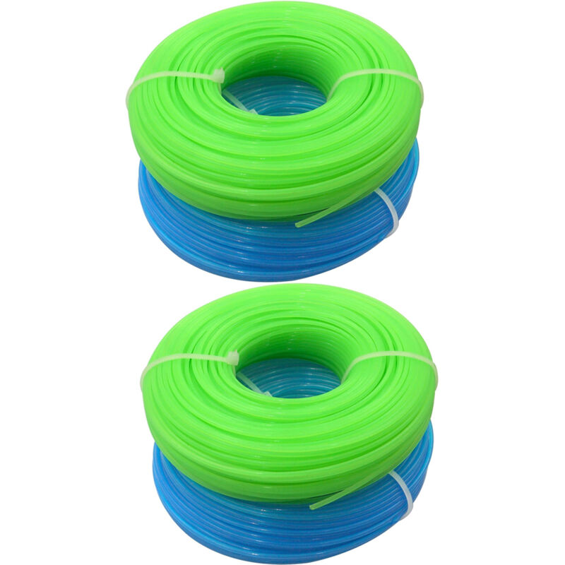 Universales Nylon-trimmerfaden, Spule 1,6 Mm X 30 M, 4er-pack, Grün Und Blau