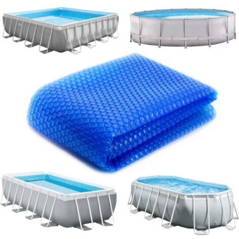 Rechteckige Luftpolsterfolie Für Pool Oder Andere Anwendungen - Blau - 150x220cm