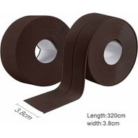 2 Rollen Selbstklebendes Dichtungsband, Wasserdichtes Pvc-klebeband Zur Wandabdichtung Für Dusche, Wc, Küche Und Bad (braun)