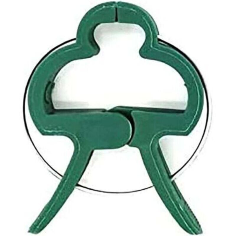 60 Dunkelgrüne Kunststoff-pflanzenclips, Stabile Befestigungsklammern Zur Fixierung Von Kletterpflanzen, Zur Unterstützung Von Blumen, Früchten Oder Gemüse In Gärten Oder Auf Bauernhöfen. Debuns
