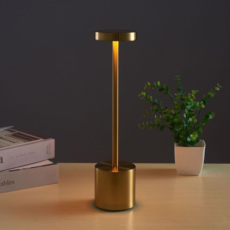 Wiederaufladbare Led-schreibtischlampe 800mah – 3 Farbmodi – Kabellos Usb Oder