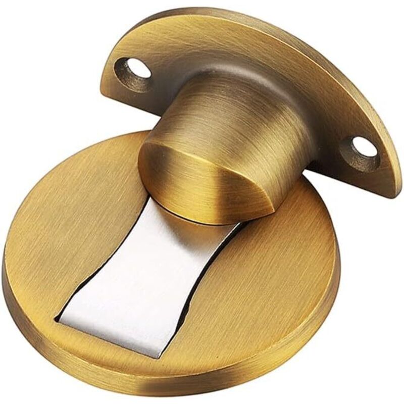 Magnetischer Türstopper Aus Edelstahl 304, Türhalter Für Büro, Restaurant, Hotel Und Zuhause – Messing Gelb