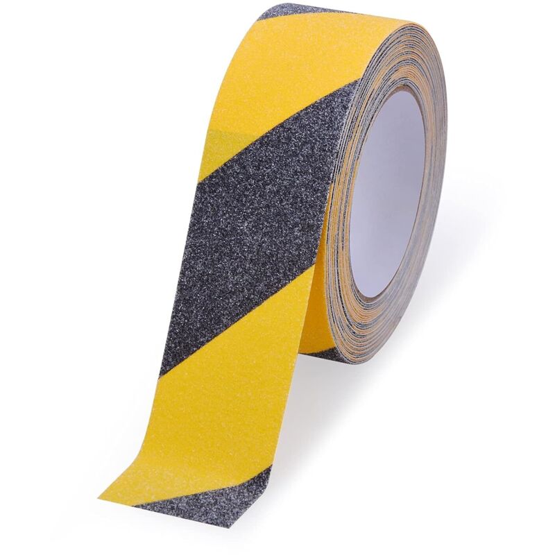 Rutschfeste Klebestreifen Für Treppen, 5cm X 10m, Sicherheitsklebeband, Gelb-schwarzes Rutschfestes Klebeband, Warnstreifen, Sicherheitsmarkierung, Gelb-schwarz