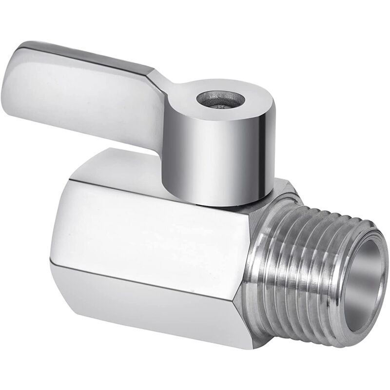 Kugelventil Für Dusche, Mini, Aus Edelstahl 304, Npt-gewinde 1/2 Zoll, Außengewinde