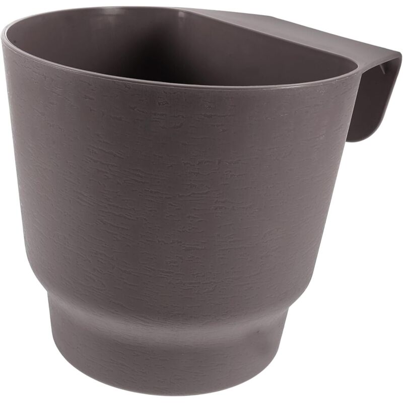 Hängende Blumentöpfe Für Balkonbrüstungen, Blumenkastenhalter Mit Wasserreservoir, Grau, Kleiner Blumenkasten Für Orchideen Und Sukkulenten