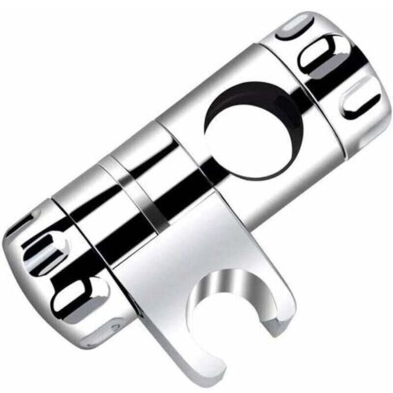 Duschhalter, Verstellbarer Duschhalter Für Wandstange, Handduschhalter, Austauschbarer Duschkopfhalter, 25 Mm Durchmesser, Verstellbar, Abs Chrom