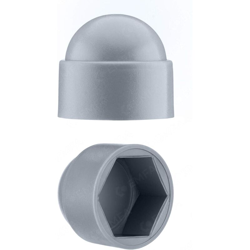 Copri-nut M10 Für 17er Schlüssel Grau 50 Stk.