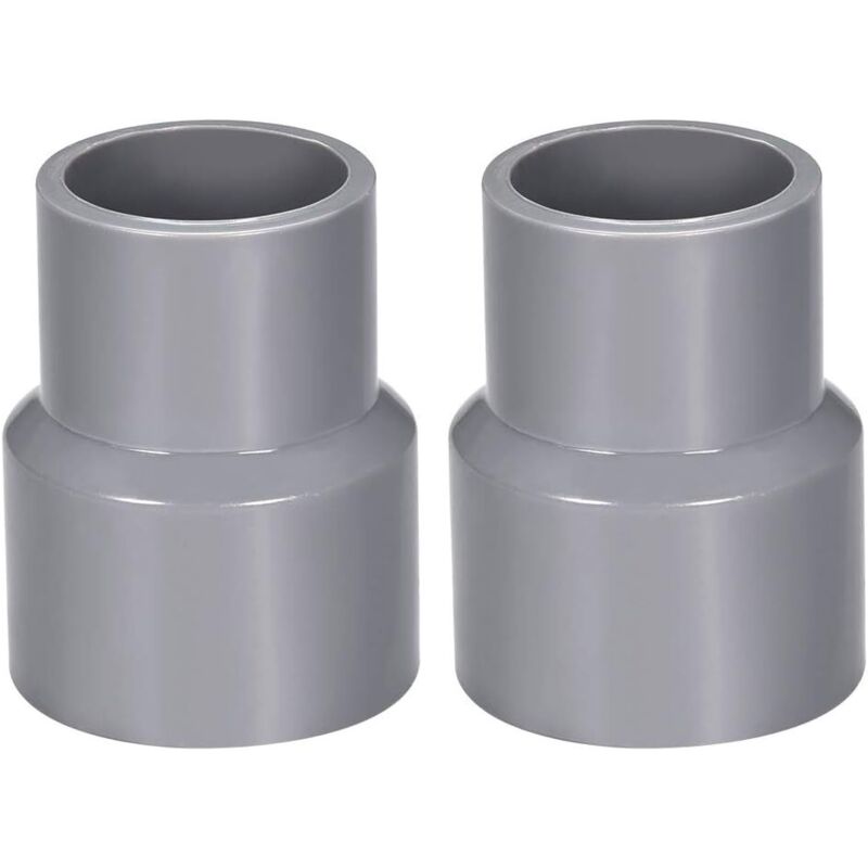 Pvc-rohrreduzierstück Muffenkupplung Dwv Grau 2stk 40mm X 32mm