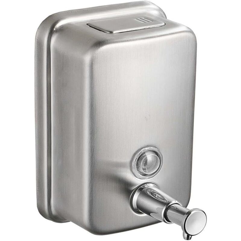Wandseifenspender Für Badezimmer, Kommerzieller Wandflüssigkeitsspender Aus Edelstahl Für Küche, Garage, Büro, Hotel, Restaurant Oder Den Hausgebrauch, 500 Ml (silber)
