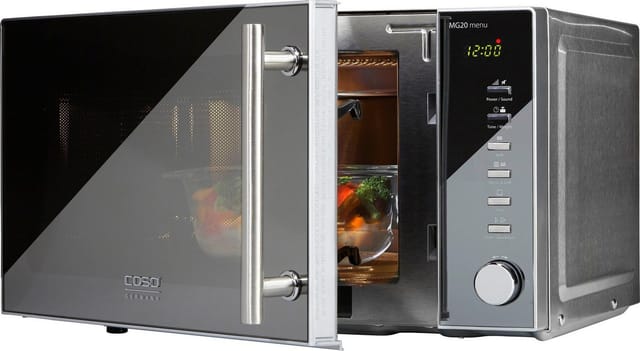 Caso Mikrowelle MG 20, Grill, 20 l, silberfarben
