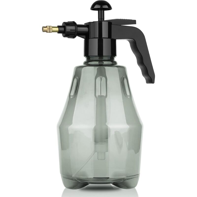 Gartensprühflasche, 1,5l Garten-gießkanne, Pflanzensprüher Leer, Sprühgerät, Nebelzerstäuber Für Pflanzen Innen Außen Aus Kunststoff, Zum Bewässern Der Pflanzen (grau)
