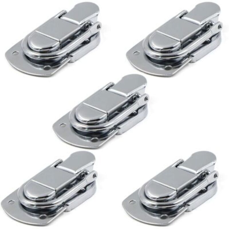Hebelverschluss, Kippverschluss, 5 Stück Edelstahl-kippriegel Für Koffer, Geschenkboxen, Schubladen, Schränke, Medizinische Taschen, Werkzeugkisten.