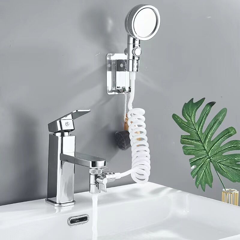 Universelle Duschbrause Für Waschbecken, Mit Teleskoprohr, Ideal Zum Haarewaschen Oder Zur Reinigung Von Waschbecken Und Bidet.
