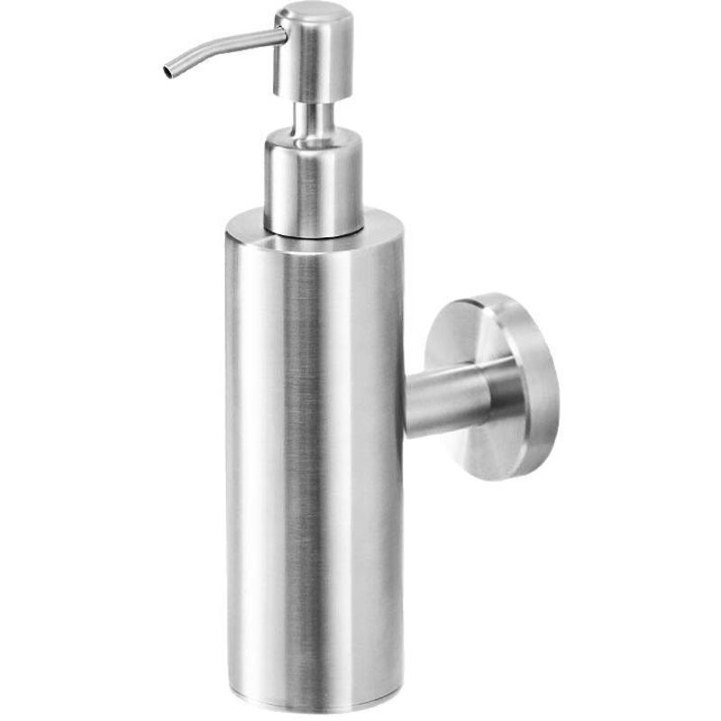 Wandseifenspender Aus Edelstahl, Handpumpe, Ideal Für Hotels, Silberfarben