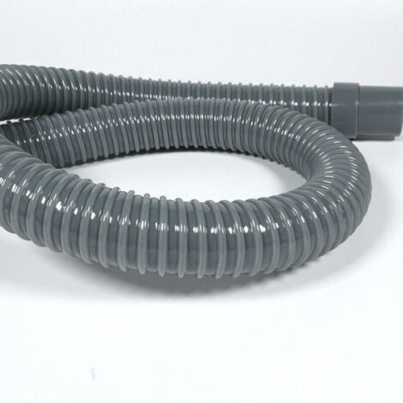 Flexibler Ablaufschlauch 90° – Durchmesser 45 X 32 Mm – Siphonanschluss – Recycelter Kunststoff Grau – Länge 0,5 M
