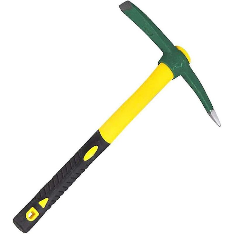 Piccone Mockock Mit Kunststoffgriff Für Garten, Blumenbeete, Pflanzen, Prospektion, Camping (grün)