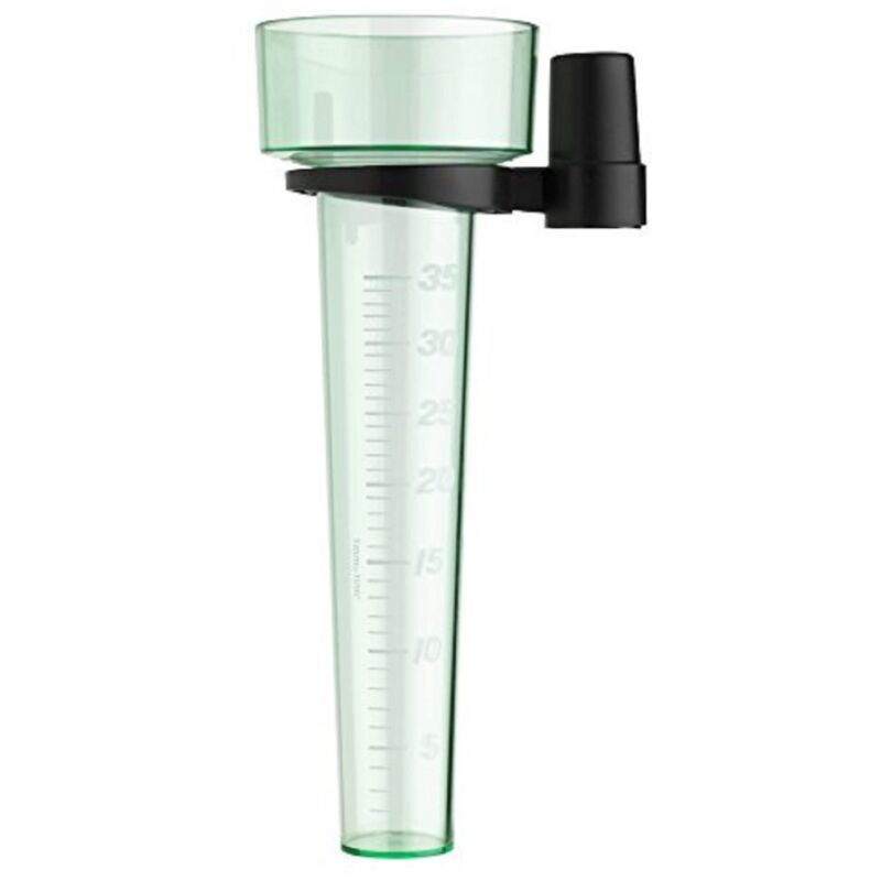 Analoger Regenmesser, 47.1013, Wetterfest, Für Den Garten, Zur Messung Der Regenmenge, Grün