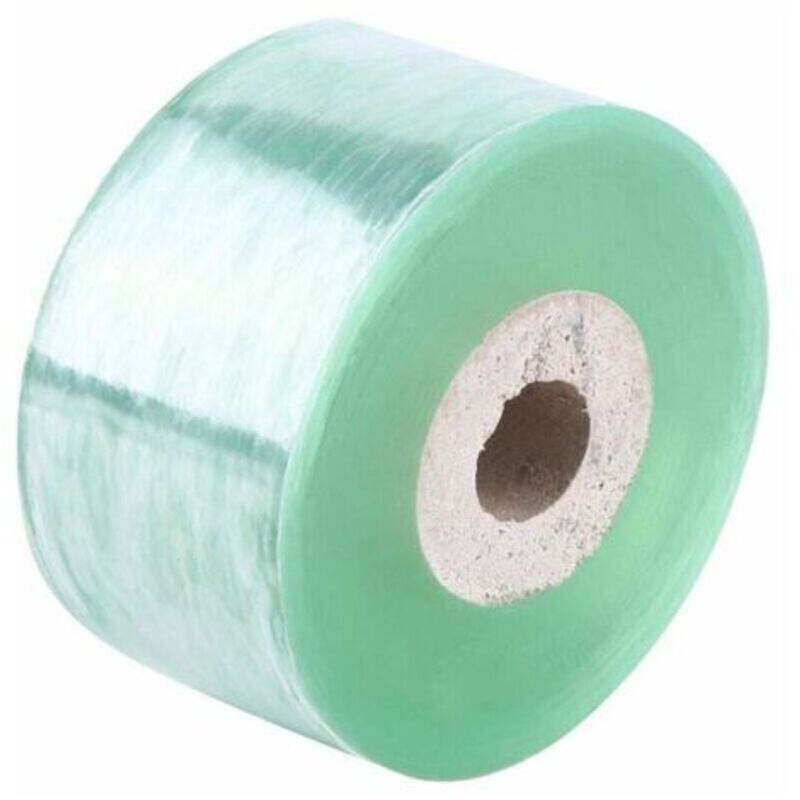 Grünes Pvc-pflegeband Für Obstbäume, 3 Cm Breit Und 100 Meter Lang.