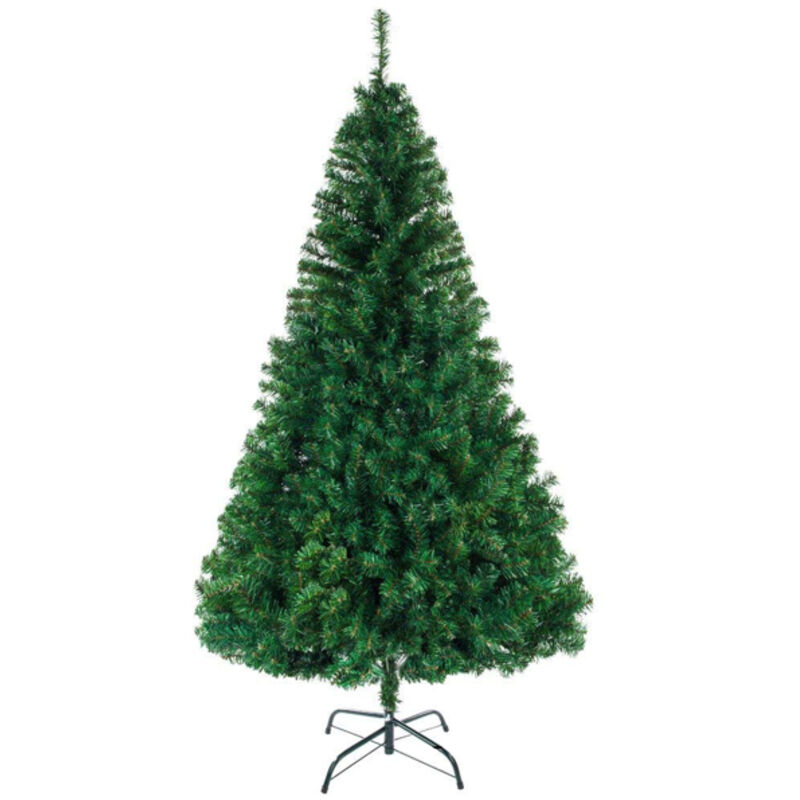 Künstlicher Weihnachtsbaum, 4 Ft, Grün, Nicht Beleuchteter Weihnachtsbaum Mit 230 Ästen, Stabiler Metallfuß