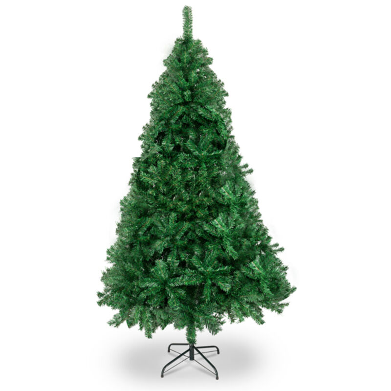 Künstlicher Weihnachtsbaum, 5 Ft, Grün, Nicht Beleuchteter Weihnachtsbaum Mit 350 Ästen, Stabiler Metallfuß
