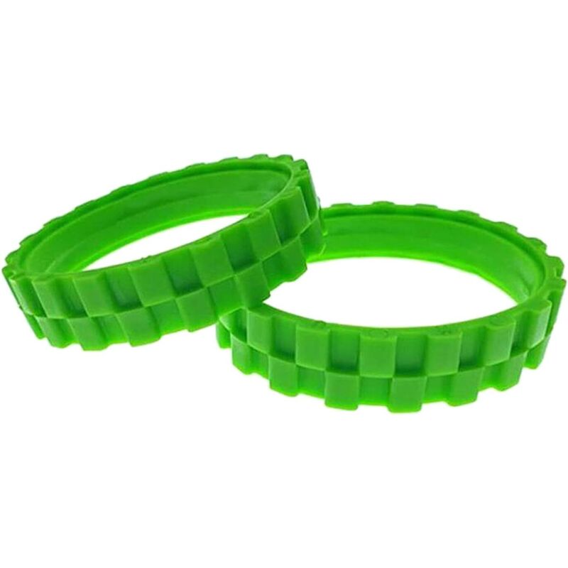 Pneumatici Verdi. Räder Für Irobot Roomba Serie 500, 600, 700, 800 Und 900 (2er-pack), Hoher Grip Und Einfache Installation (2 Stück, Grün)