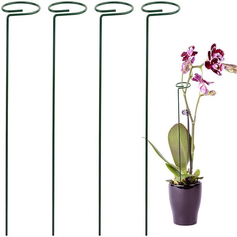 20er-pack Grüne Pflanzenstäbe Für Den Garten, 35 Cm