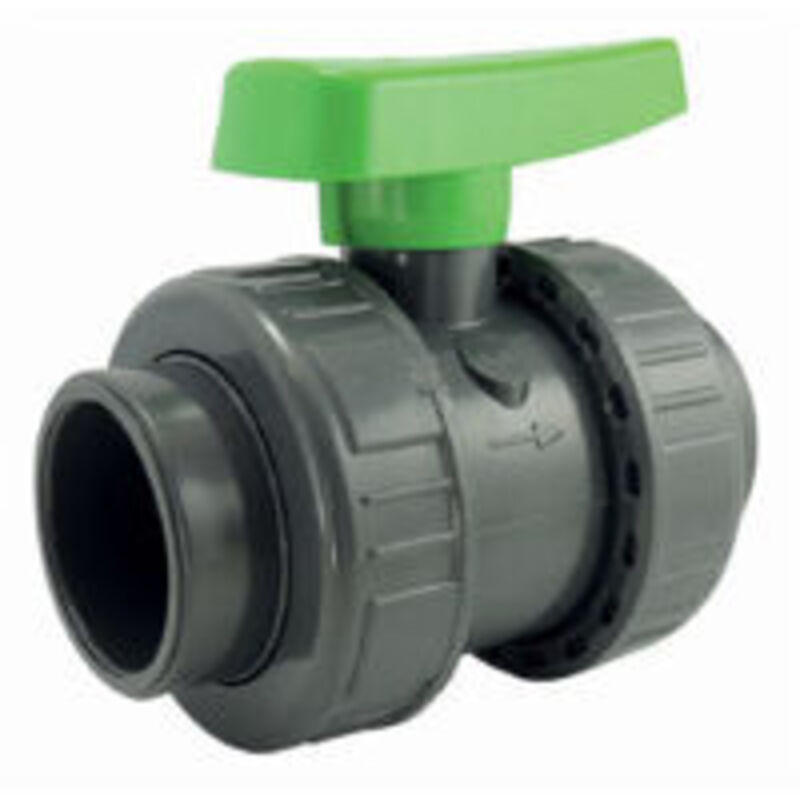 Pvc-kugelventil Mit 1/2-zoll-gewinde, Grüner Griff - Jardiboutique