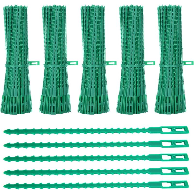 50er-pack Pflanzenbinder, 17 Cm Verstellbare Gartenbinder, Flexible Kunststoffbinder Zur Unterstützung Von Tomatenpflanzen.