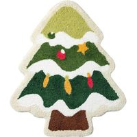 Weihnachtsbaum-badematte Für Wohnzimmer, Grüne Saugfähige Und Waschbare Matte, Rutschfeste Duschmatte, Weiche, Dicke Und Langlebige Weihnachts-türmatte Als Dekoration Für Badewanne, Weihnachten B (40x