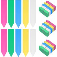 Mehrfarbige Kunststoff-pflanzenetiketten Für Den Gemüsegarten (500er-pack) - 10 X 2 Cm - Wasserdichte Gartenstecker In 5 Farben Für Baumschulen, Saatgut, Pflanzen Und Kräuter H774