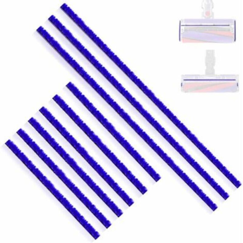 9 Stück Weiche Plüsch-streifenband, Weiche Accessoires Für Dyson V6 V7 V8 V10 V12 V15 Dc58 Dc59 Dc62 Dc72 Dc74 Staubsaugerköpfe, Ersatzteile