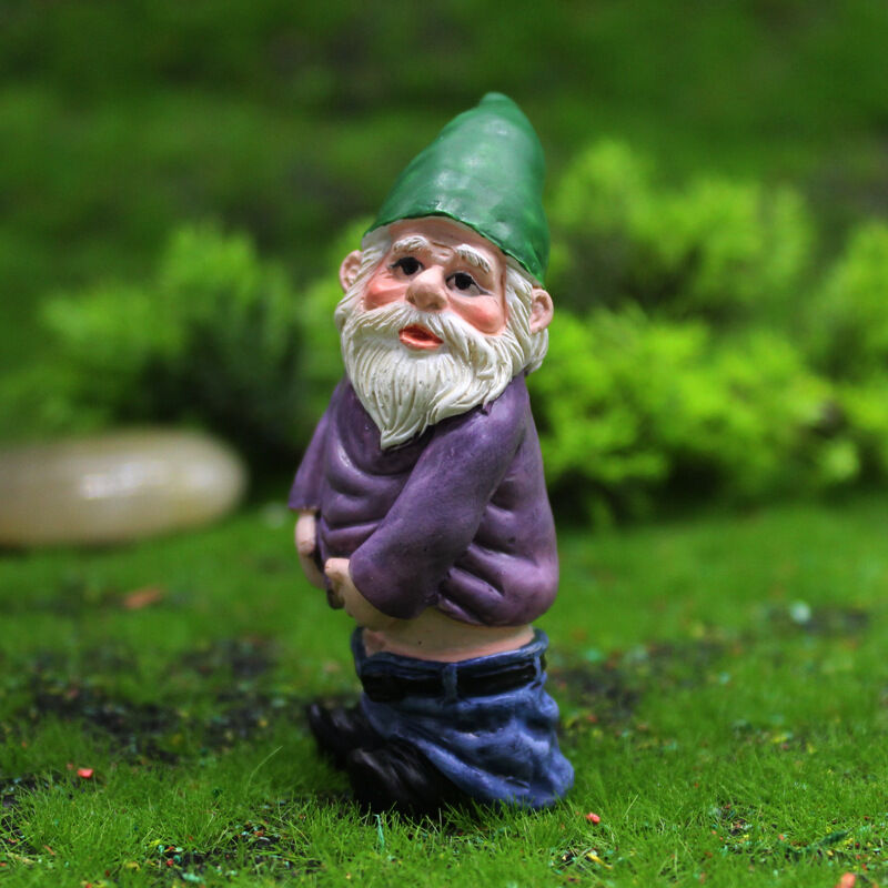 Personalisierte Gartendekoration, Urinierender Gnom, Kreative Harzskulptur