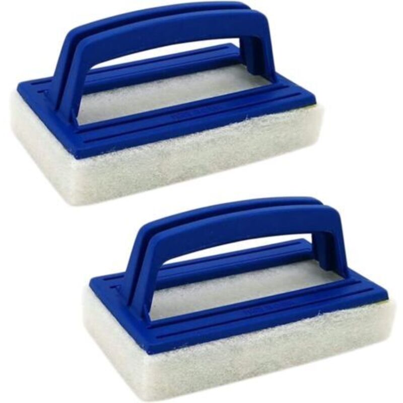 2er-set Poolwandbürsten, Reinigungsbürsten, Wasserlinien-reinigungsbürsten, Weiche Bürsten Mit Griff Für Whirlpools, Pools Und Aquarien